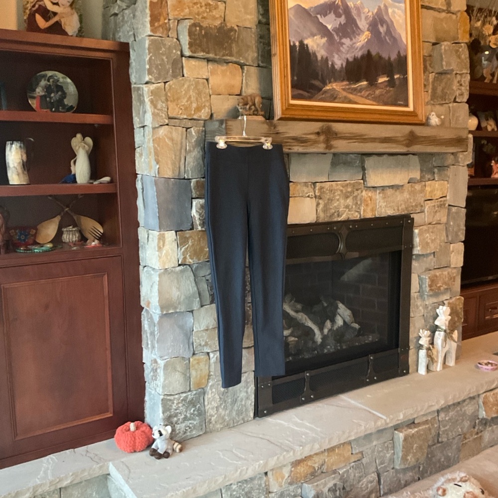Honeylove Black Denim-look Leggings with Back Pockets